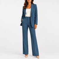 Feliciana | Damen Business Hosenanzug Set Blazer – Marine