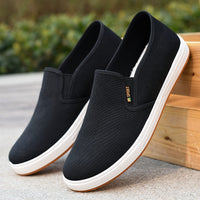 Felix | Herren Slip-On Loafer leicht atmungsaktiv – Schwarz