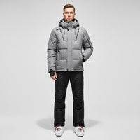 Herrenset | Ski-Kombination aus Jacke und Hose – Grau