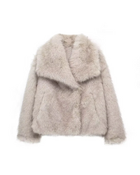 Viktoria™ | Pelzmantel – Beige