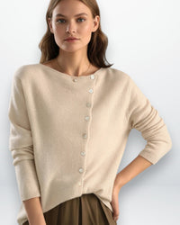 Leichter dünner Pullover für Damen – Beige