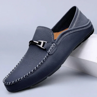Montegro Leder Schuhe – Blau