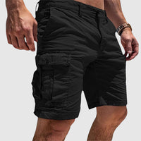 Florian | Herren Cargo Shorts mit praktischen Taschen – Schwarz