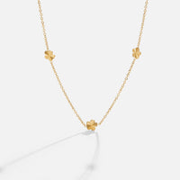 Flower Power Goldkette Halskette – 18K Gold