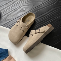 Pantoffeln aus veganem Leder – Handgefertigt & Komfortabel – Beige