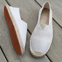 Jorveth - leichte Espadrilles – Weiß