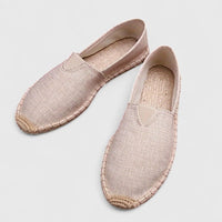 Emily | Atmungsaktiv Espadrille-Stil Ballerinas – Beige