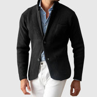 Remo™ | Herren Blazer Jacke im klassischen Vintage-Stil – Schwarz