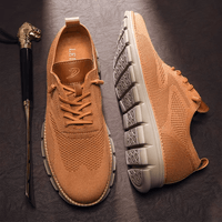 Leichte und atmungsaktive elegante Sneakers für Männer mit Anti-Rutsch-Design – Karamell