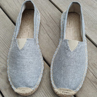 Alonzo | Elegante Herren Espadrilles – Grau