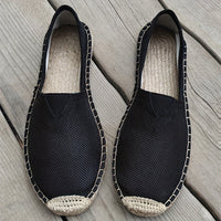 Antonio | Elegante Herren Espadrilles – Schwarz