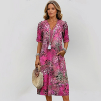 FRANCESCA  | Lebhaftes Sommerkleid – Rosa