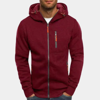 Franz | Herren Weicher Kapuzen Hoodie – Rot
