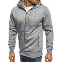 Franz | Herren Weicher Kapuzen Hoodie – Hellgrau
