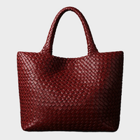 Avielle | Handgewebte Tragetasche – Cabernet