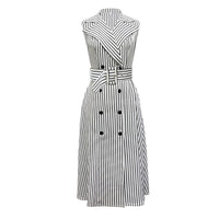 Constanzer | Damen Ärmelloses Kleid – Weiß