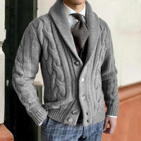 Robert™ | Strick-Cardigan für Herren – Grau