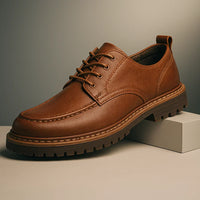 Schuhe aus echtem Leder – Braun