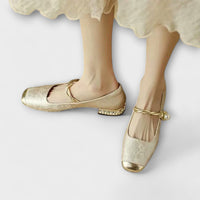 Veneta - Elegante Rutschfeste Schuhe – Beige