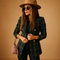 Lina | Damen Blazer elegant und maßgeschneidert – Grün