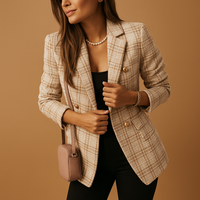 Lina | Damen Blazer elegant und maßgeschneidert – Khaki