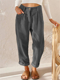 Savanna Cord Pants – Grau