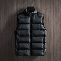 Herren Stepp Weste | Warm – Schwarz