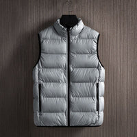 Herren Stepp Weste | Winter – Grau