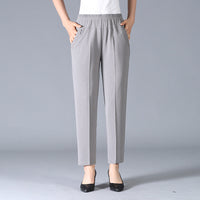 Janina | Damen Elegante Hosen – Grau