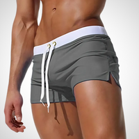 Jacob | Herren Slim Fit Kurze Badeshorts – Grau