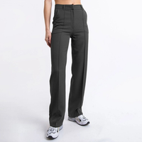 Ada | Damen Weite Hosenbeine – Grau