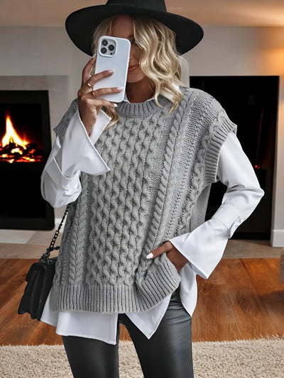 Vivien - Ärmelloses Stricktop