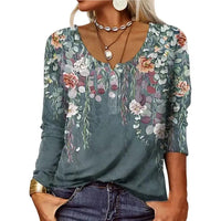 Apollonia | Damen Elegante Bluse | Langarm – Minzblau