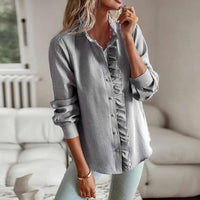 Agnete | Elegante Bluse – Grau