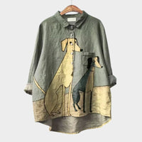 Thoralinde | Elegante Bluse für täglichen Komfort – Hund 3