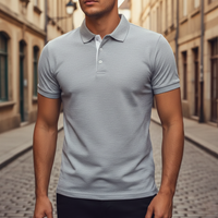Lennart | Herren Kurzarm Poloshirt Regular Fit – HellGrau