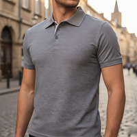 Lennart | Herren Kurzarm Poloshirt Regular Fit – Grau
