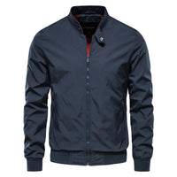 KONSTANTIN - BOMBERJACKE MIT FRONTREISSVERSCHLUSS – Blau