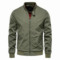 KONSTANTIN - BOMBERJACKE MIT FRONTREISSVERSCHLUSS – Grün