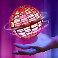 FlyNova | Wiederaufladbarer fliegender Spinnerball mit LED-Beleuchtung – Rot