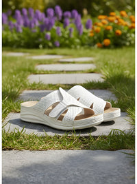 Mila | Elegante Sandalen Damen Trend – Weiß