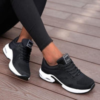 Damen Lauf Sportschuhe | Leichte – Schwarz