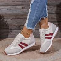 Harla | Retro Freizeit Sneaker – Rot