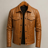 Kingston Leather Jacket – Cognac