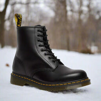 Lincoln™ - Hochgeschnittene Lederstiefel – Schwarz