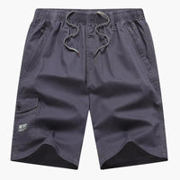 Lässige, sportliche Herren-Shorts mit Cargotasche und modernem Look – Dunkelgrau