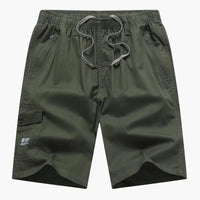Lässige, sportliche Herren-Shorts mit Cargotasche und modernem Look – Grün