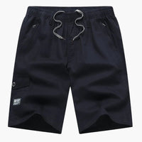 Lässige, sportliche Herren-Shorts mit Cargotasche und modernem Look – Schwarz