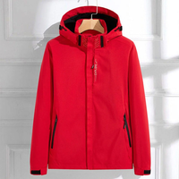 Heidi | Verstellbare Regenjacke – Rot