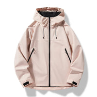Heinrich | Herren Wasserdichte Shell Jacke mit Kapuze – Rosa